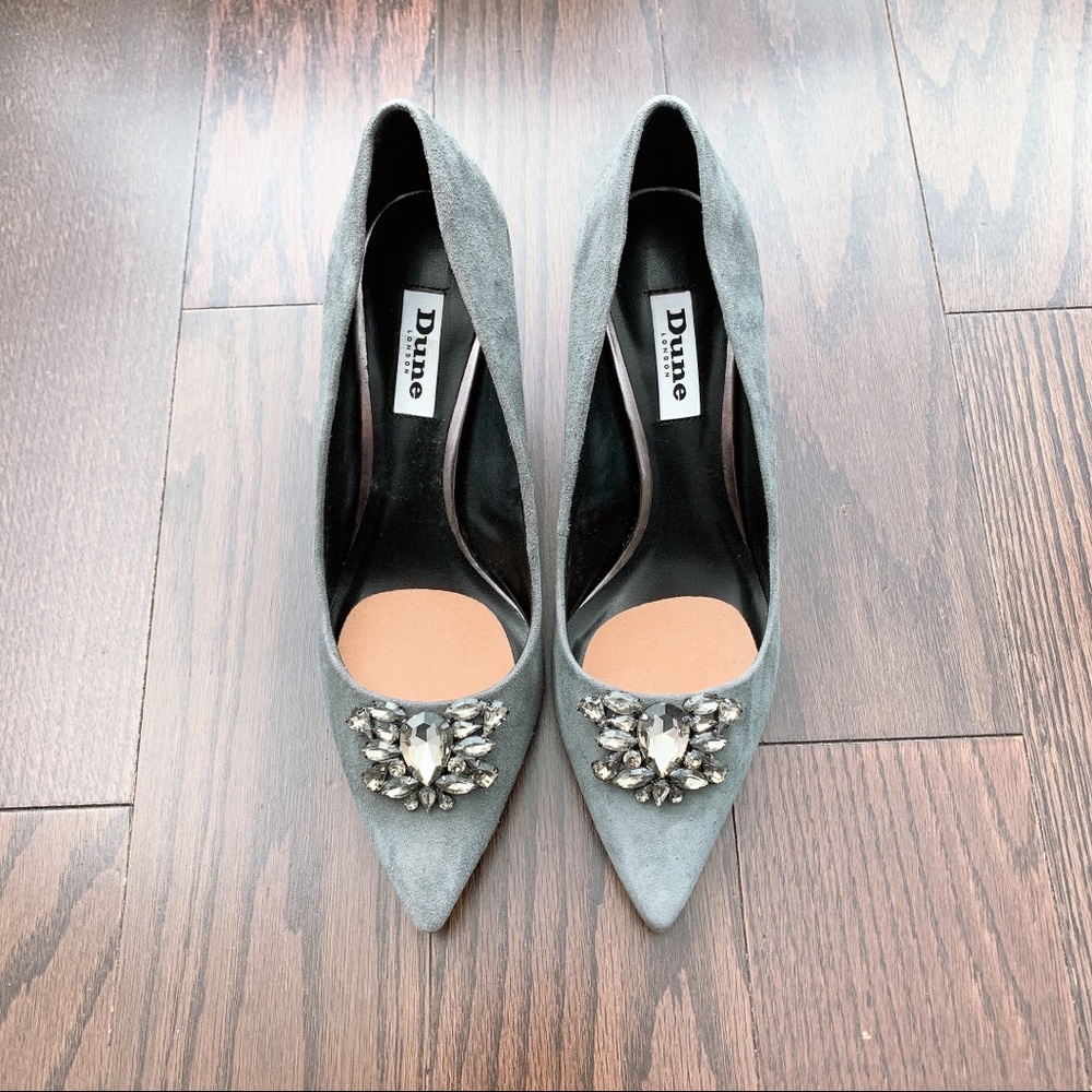 Dune London heels with crystal